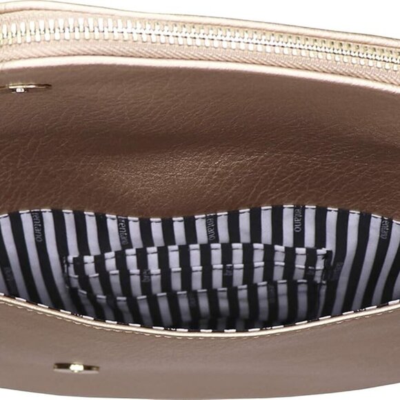 Fold-Over Envelope Wristlet Clutch Crossbody Bag with Tassel Accents - Picture 5 of 7